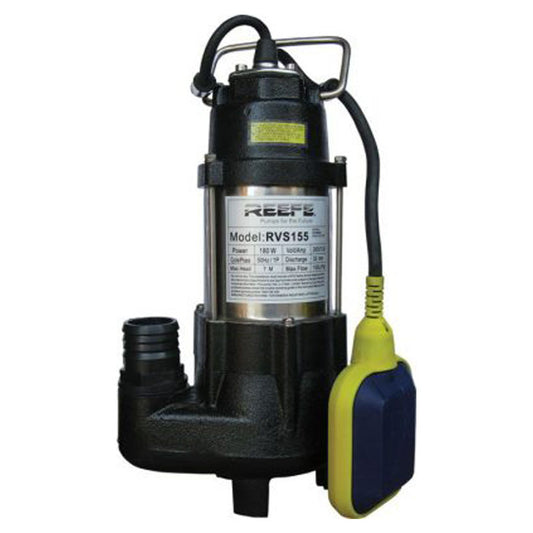 REEFE RVS155 Premium Vortex Sump Pump with Float Switch 155L/min