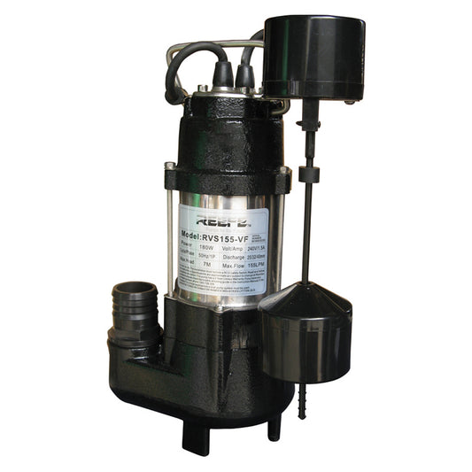 RVS155VF Vortex Sump Pump with Vertical Float 155L/min